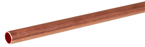 Kopparrör halvhårda