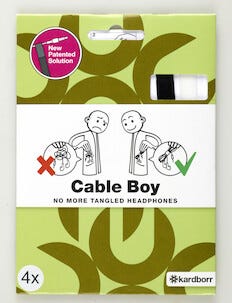 Cableboy oppsamler for headsetledning