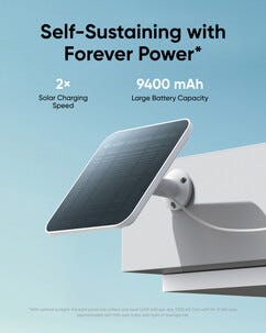 Eufy 4G LTE S330 AI övervakningskamera 4K solcell