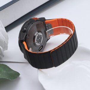 Magnetisk klokkereim for Garmin 22 mm, svart