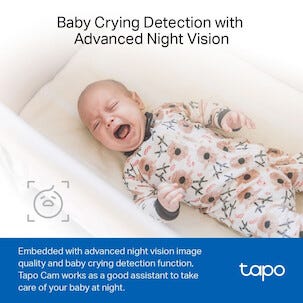 TP-Link Tapo C100 Langaton valvontakamera WiFi