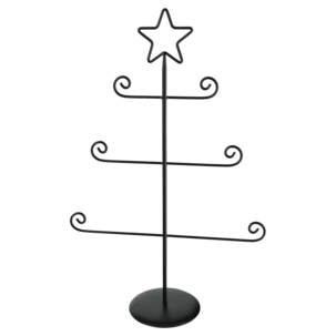 Julgran metall, svart, inomhus, 60 cm