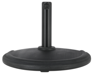 Aurinkovarjon jalka puolikkaalle aurinkovarjolle musta, 10 kg