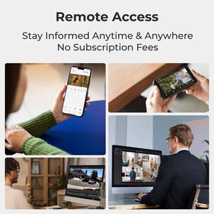 Reolink P320 KI-overvåkningskamera utendørs 5 MP, wifi