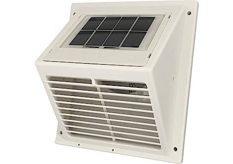 Solventilator Sunwind MiniVent med integrerad solpanel