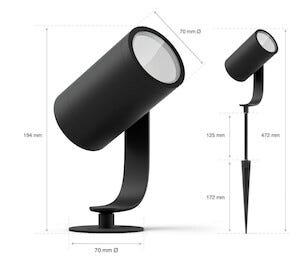 Spotlight Philips Hue Lily Spike, 1-pack