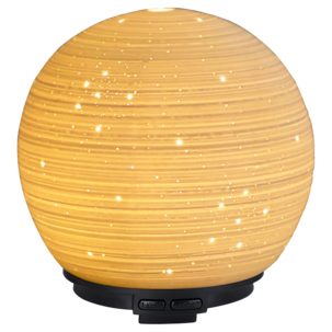 Duftspreder med lys, globe, 100 ml
