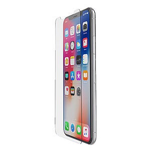 Näytönsuoja iPhone X/XS, Belkin ScreenForce InvisiGlass Ultra
