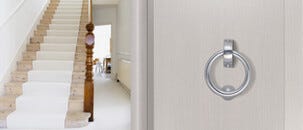 Beslagsboden dörrkläpp för ytterdörr