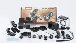 Rollei D6Pro 5K-actionkamera med trådlös mikrofon
