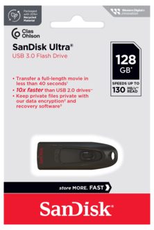 SanDisk Ultra USB-minne 3.0