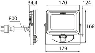 LED-valonheitin 20 W Airam