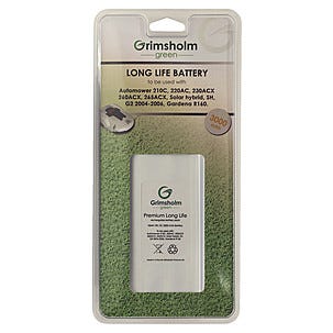 Grimsholm green batteri till robotgräsklippare Automower 210, 220 m.fl.