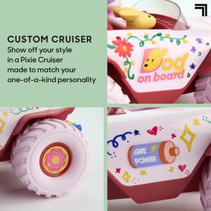 Pixie Cruiser Doodle radiostyrt bil, fra 6 år