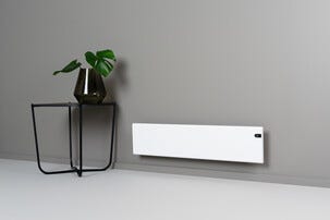 Adax Neo Basic Sähköpatteri, matala, valkoinen