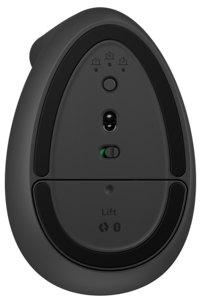 Logitech Lift Vertical Ergonomic Mouse, trådløs mus