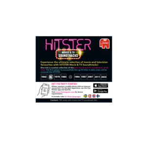 Hitster Movie & TV Soundtracks sällskapsspel, från 15 år