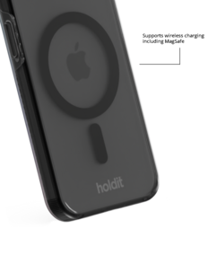 Holdit Transparent Case MagSafe iPhone 16e mobildeksel