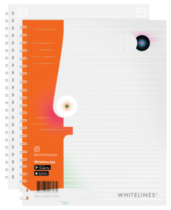 Whitelines collegeblokk A5 linjert