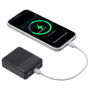 Liten powerbank 10000 mAh, USB-C