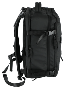 Weekendbag ryggsekk med PC-rom, svart, 22 l