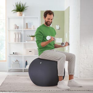 Leitz Ergo Cosy ergonomisk sitteball til kontor, 65 cm
