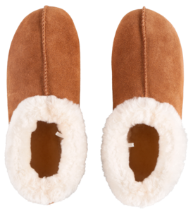 Lampaannahkatossut naiset ja miehet, beige 