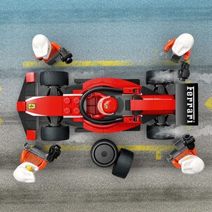 LEGO City F1 depotstopp og depotteam med Ferrari-bil 60443, fra 6 år