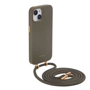 Anmiki Crossbody Phone Case iPhone 15 mobilskal med axelrem