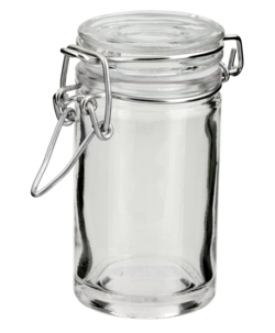 Glasskrukke med lokk