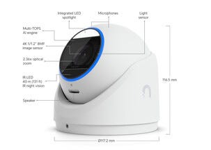 Ubiquiti G6 Pro Turret övervakningskamera utomhus