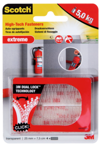 Scotch Extreme Kiinnikepalat 25 x 75 mm, 4 kpl