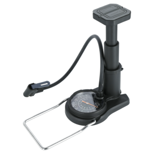 Fotpump med manometer och ventiladaptrar 11 bar