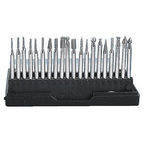 Diamantslipestift, 20 stk.