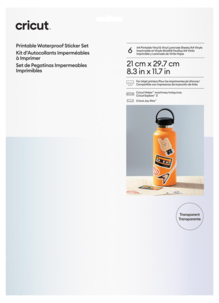 Cricut Sticker Set vattentåligt, A4, 6 ark