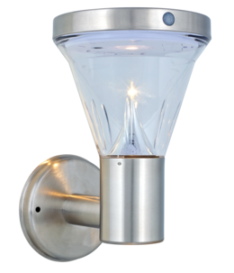 Northlight utelys med solcelle og bevegelsessensor