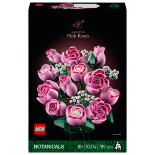 LEGO Botanicals Vaaleanpunainen ruusukimppu 10374, 18+