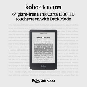 Kobo Clara BW Lukulaite, 6 tuuman näyttö