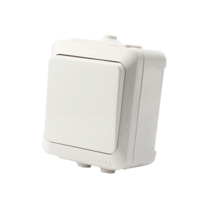 Cotech utanpåliggande strömbrytare 1-polig/trapp