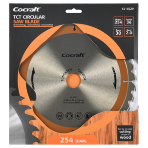 Cocraft sågklinga 254 x 30 x 2,0 mm, 36T