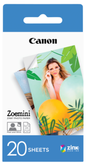 Canon Zoemini Zink fotopapper