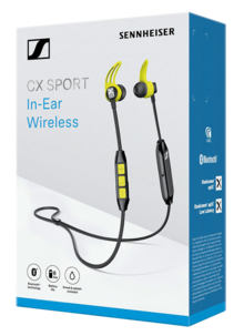 Trådlösa sporthörlurar med mikrofon Sennheiser CX SPORT 