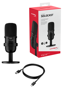 HyperX SoloCast USB-mikrofon med bordsstativ