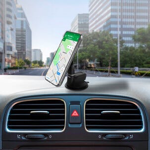 Puhelinteline, jossa magneetti- ja imukuppikiinnitys. Celly, GhostDash