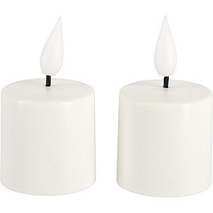 Extra blockljus mini LED 2-pack laddningsbar, Northlight