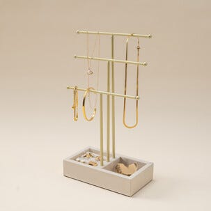 Smyckesträd 3 nivåer med displaylåda