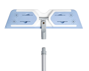 Sini multimopp med teleskopskaft och universalmopp