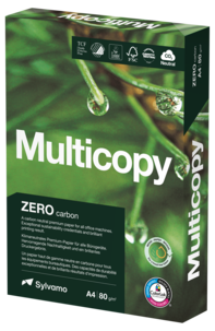 Multicopy Zero A4 80 g kopipapir, 2500-pakning