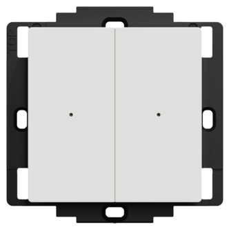 Schneider Wiser Exxact trådlös tryckknapp, dubbel
