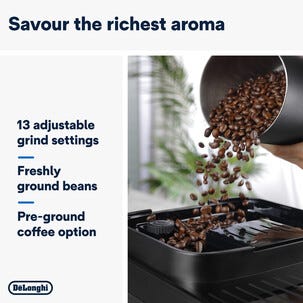 De'Longhi Magnifica Evo Next kaffemaskin bönor